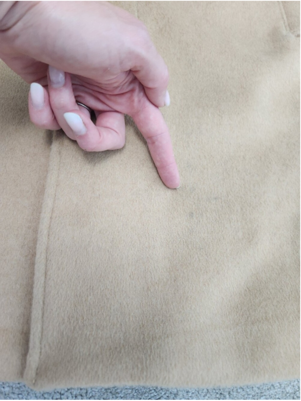 Abercrombie & Fitch Men's Size Large Tall Tan Wool Blend Work Coat Professional - Picture 16 of 16
